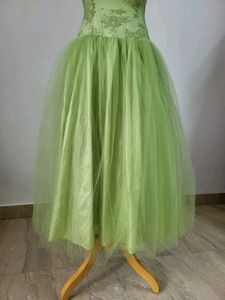 Vintage Green Tulle Dress