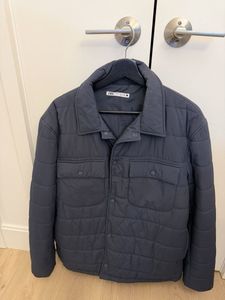 Zara orignal premium Stylish Navy Quilted Jacket