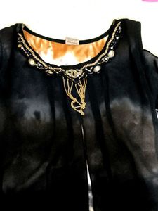 Sleeveless Black Kurti