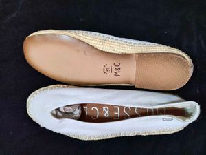 White Espadrille Flats