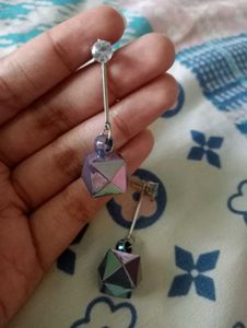 Geometric Drop Earrings