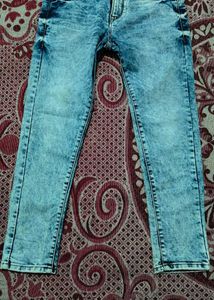 Acid Wash Denim Jeans