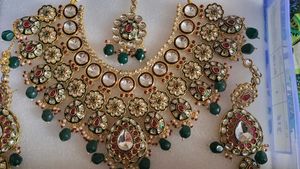 Bridal  Heavy Jewellery In Kundan with Accessories