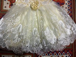 👼🏻Elegant Baby Girl Party Dress Floral Lace Gown