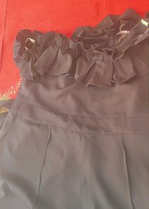 Stylish Ruffled Off-Shoulder Dress