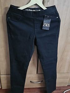 Denim Jeans With Lastic On Sale
