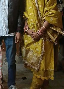 3 Peice Suit For Haldi Ceremony