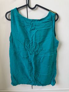Green And Black Short Kurti Combo