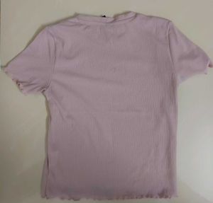 pink typography (knitted) top.