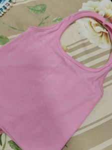 Ribbed Backless Crop Top