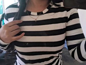 Striped Short Dress