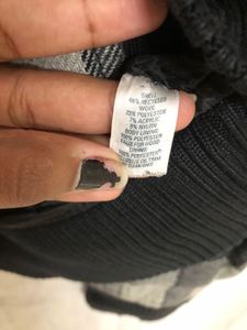 Rubbish Black Wool Jacket