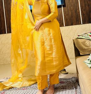 Golden Yellow Pant Kameez