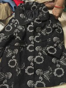 Floral Print Coat