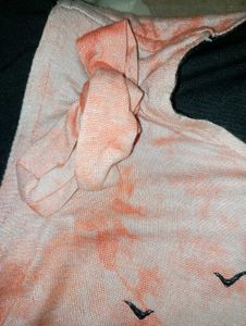 Orange And Black Top