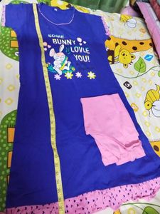 Matching Bunny  Night Suit Set