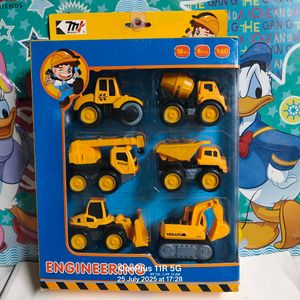 Construction Vehicle Alloy Toy Set
