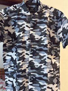 Cool Camo Print Shirt