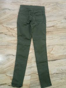 Olive Green Skinny Jeans