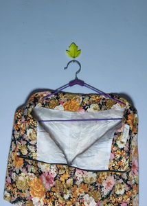 Floral Mini Skirt