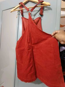 😍Red Corduroy Button-Down Dress😍