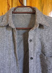 Herringbone Shirt Jacket