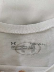 White Under Armour Tee Shirt