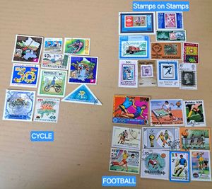 3 Different Themed Stamps: 30 Stamps