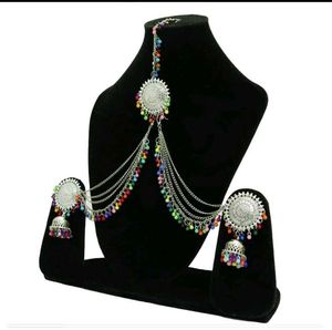 Ethnic Headpiece &amp; Earring Set