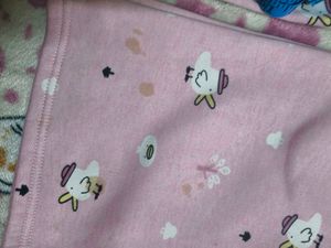 Cute Pink fleece cordset for 5-7 years girl