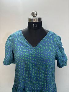 Blue &amp; Green Mini Dress