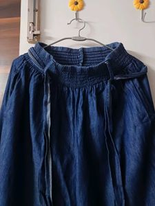 Denim Palazzo Pants