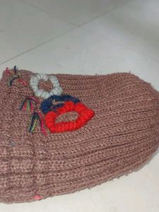 Cute Knitted Beanie with Appliques