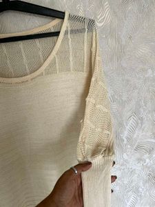 White Net Top