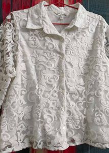 Pretty White Lace shirt