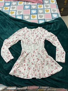 Floral Print Mini Dress