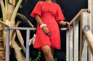 Red Fit &amp; Flare Dress
