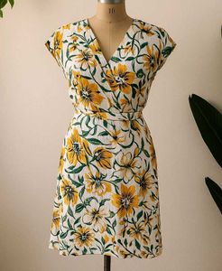 Floral Wrap Dress