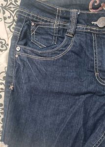 Vintage Crop Denim Shorts