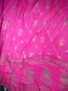 Pink Sleeveless Embroidered Dress