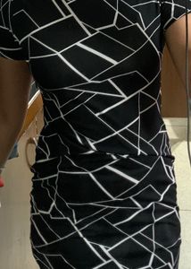 Geometric Print Bodycon Dress