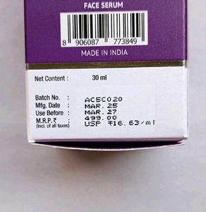 The Derma Co Face Serum