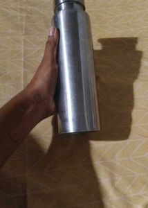 Combo Steel And Plastic Water bottles