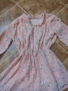 PINK PEPLUM TOP