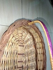 Wicker Basket with Handle