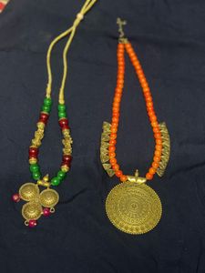 Tribal Oxidized Necklaces – Set of 2