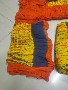 Bandhani Dress Material Set Fixxxxxx Price