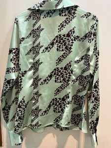 Houndstooth Print Shirt
