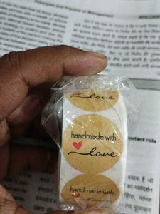 Adhesive Thank You Sticker For Small Business