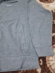 Gray Zip-Up Hoodie